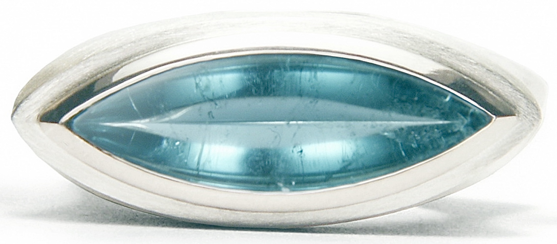 Manuela Nitsche Goldschmiedemeisterin Muenchen Aquamarin-Navette